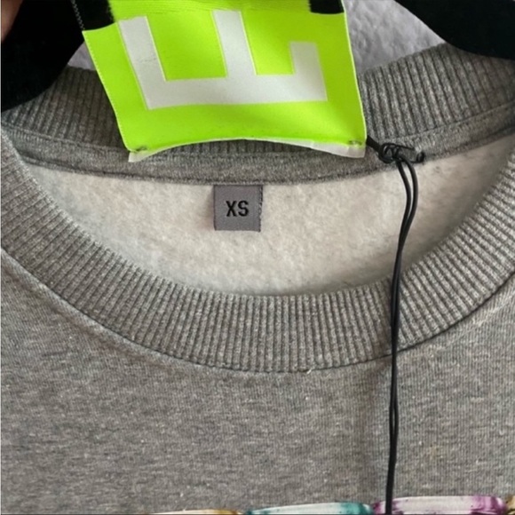 NWT Rare Fyodor Golan Graphic Print Designer Pullover Sweater Size XS - Picture 6 of 8